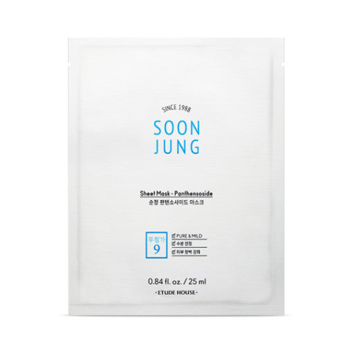 [ETUDE] Soon Jung Panthensoside Sheet Mask (1PC)