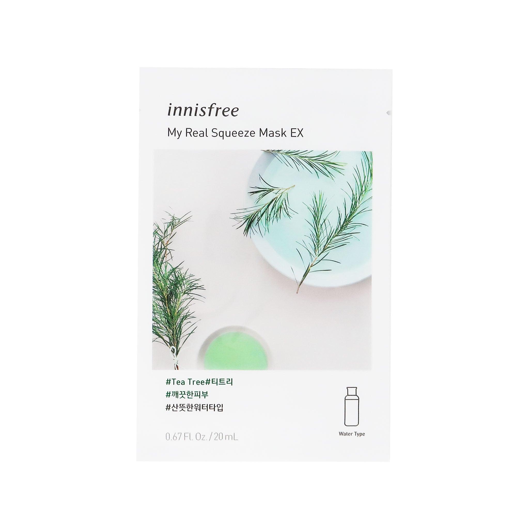 INNISFREE My Real Squeeze Mask EX - Tea Tree (Purify) [1PC]