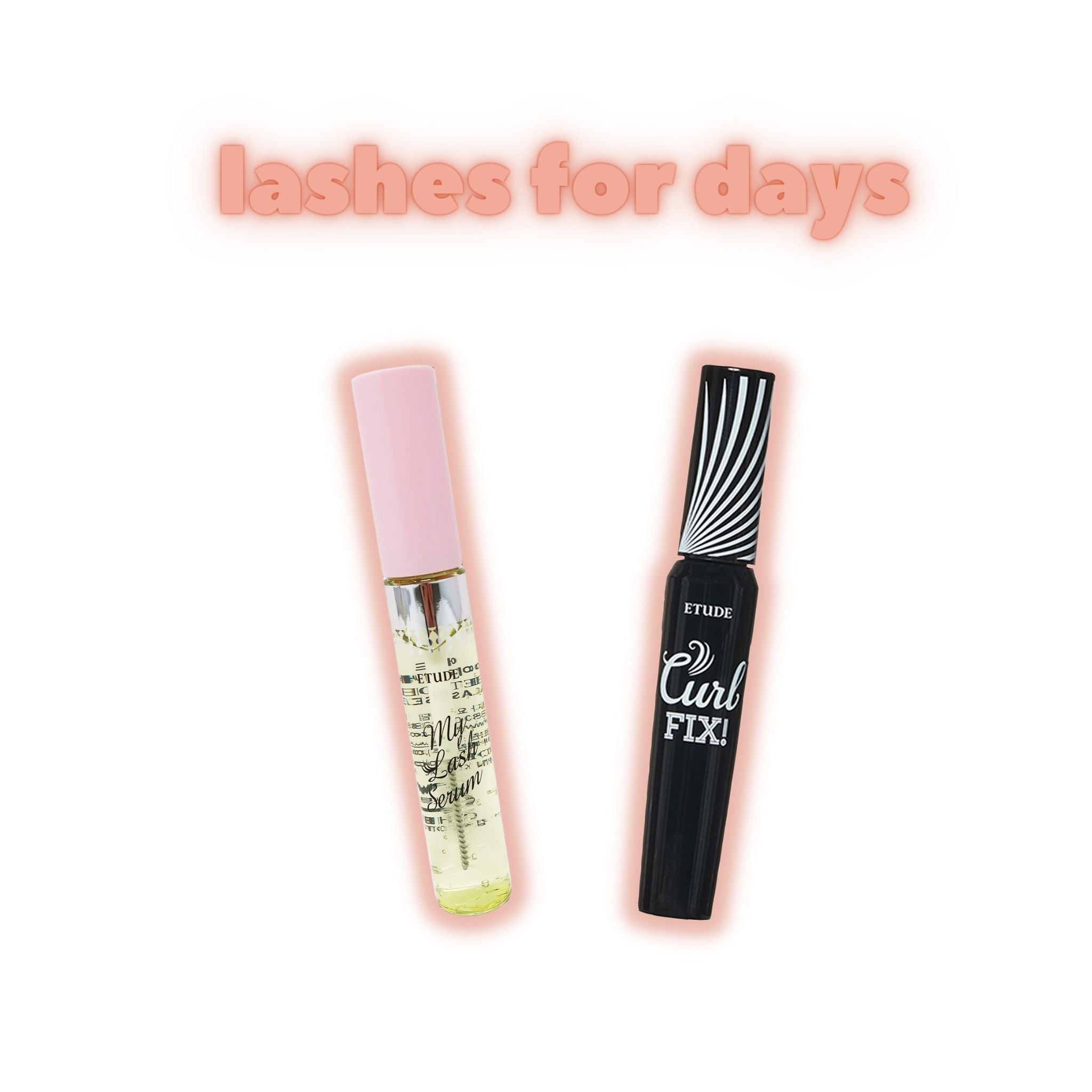 Lashes For Days! - Black Mascara & Lash Serum Set (2PC)